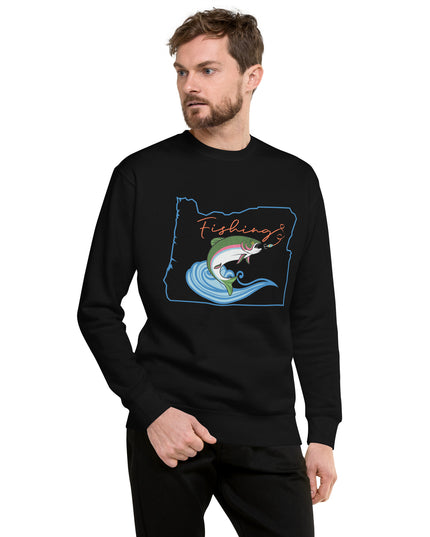 Fishing Oregon - Unisex Premium Sweatshirt