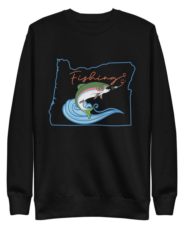 Fishing Oregon - Unisex Premium Sweatshirt