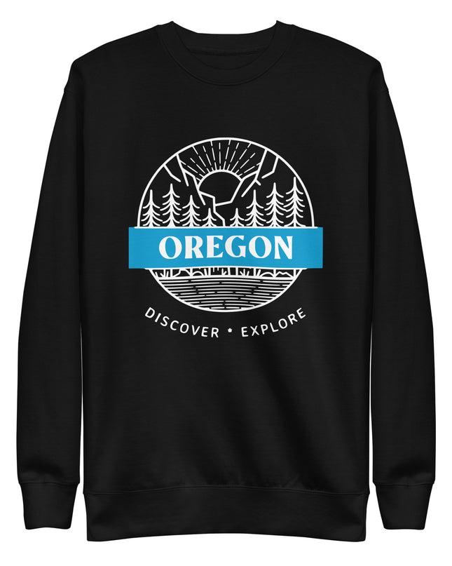 Oregon - Discover - Explore - Unisex Premium Sweatshirt
