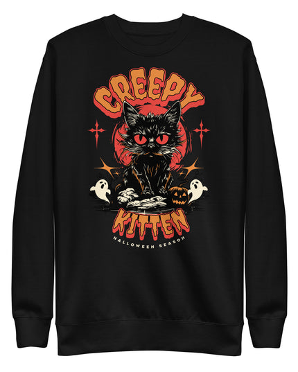 Creepy Kitten - Unisex Premium Sweatshirt