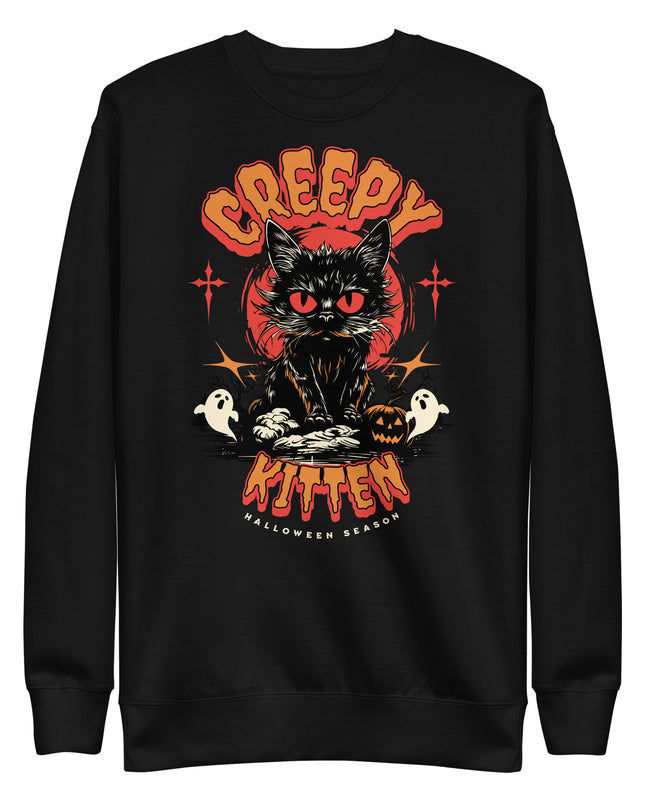 Creepy Kitten - Unisex Premium Sweatshirt