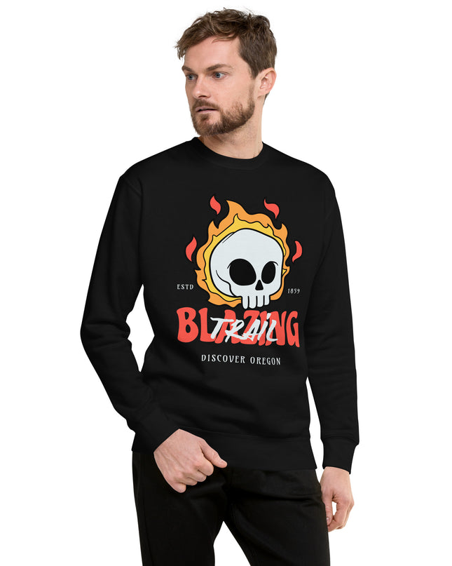 Trail Blazing - Discover Oregon - Unisex Premium Sweatshirt