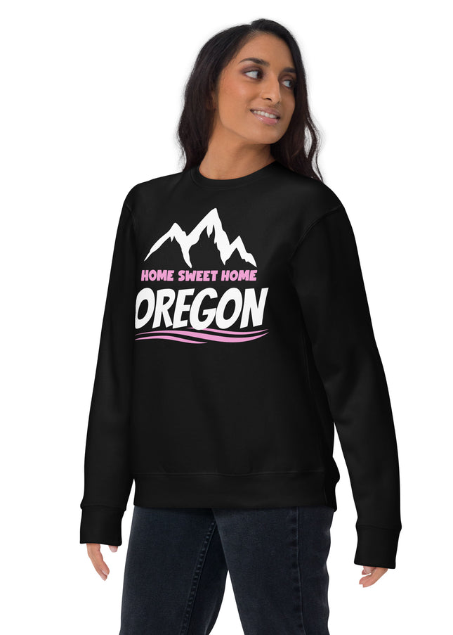 Home Sweet Home/Pink - Unisex Premium Sweatshirt