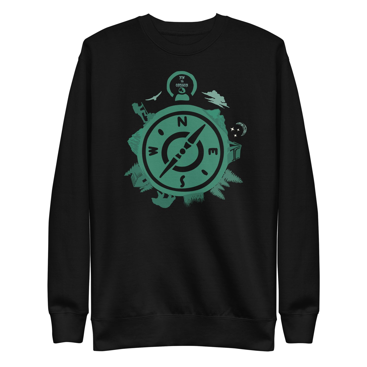 NW to Oregon - Unisex Premium Sweatshirt