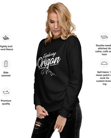 Exploring Oregon - Unisex Premium Sweatshirt