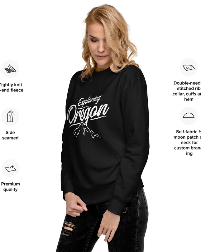 Exploring Oregon - Unisex Premium Sweatshirt