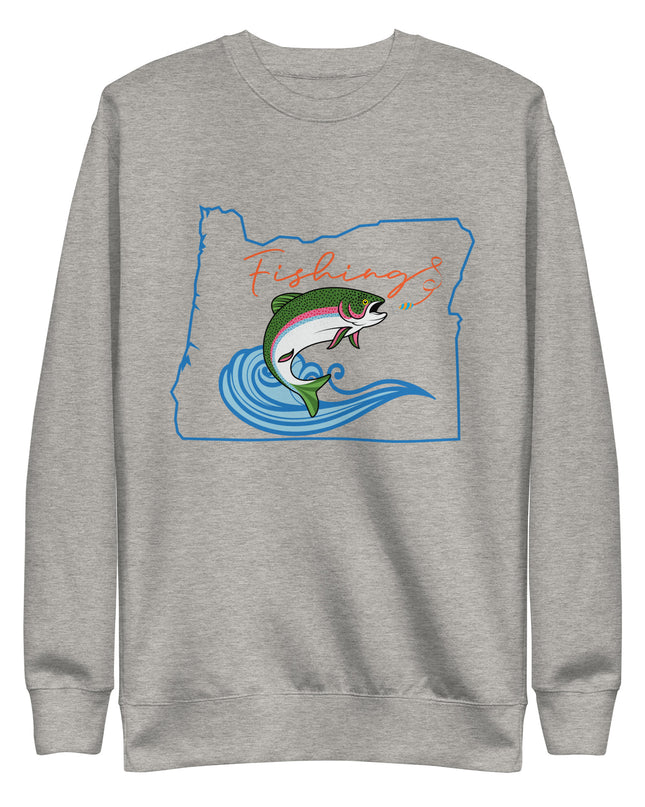 Fishing Oregon - Unisex Premium Sweatshirt