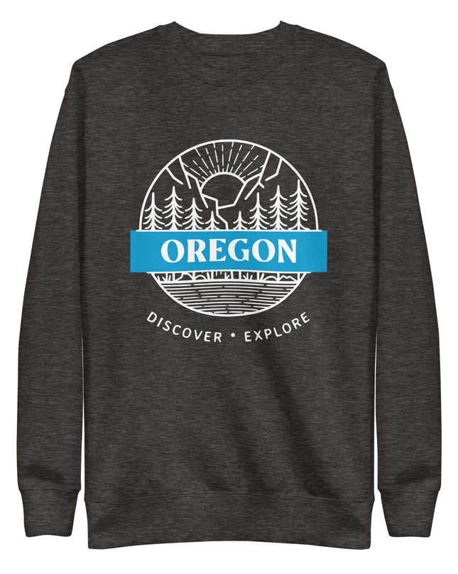 Oregon - Discover - Explore - Unisex Premium Sweatshirt