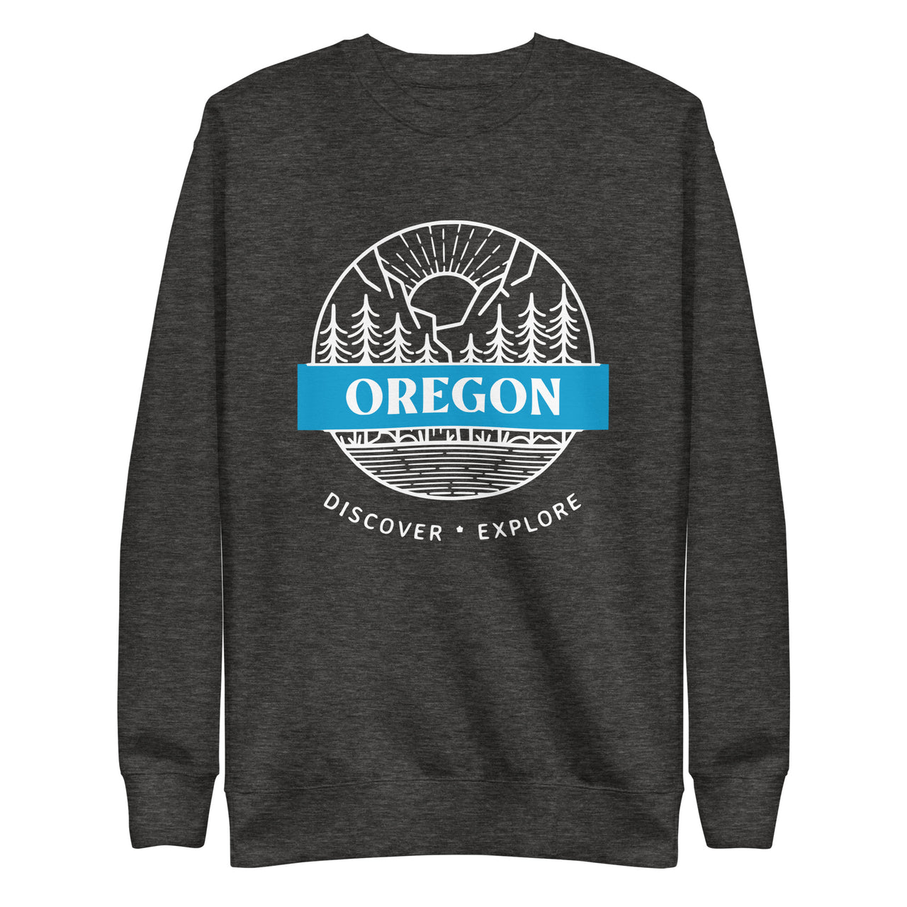 Oregon - Discover - Explore - Unisex Premium Sweatshirt