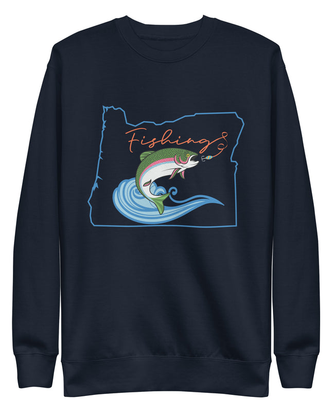 Fishing Oregon - Unisex Premium Sweatshirt