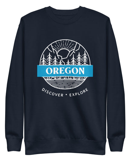Oregon - Discover - Explore - Unisex Premium Sweatshirt