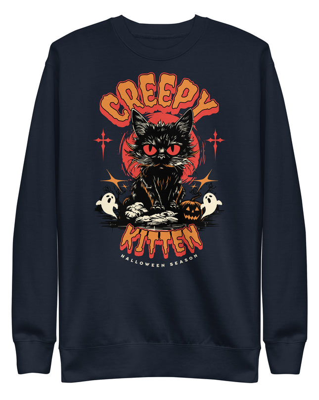 Creepy Kitten - Unisex Premium Sweatshirt