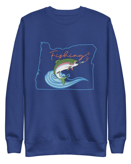 Fishing Oregon - Unisex Premium Sweatshirt