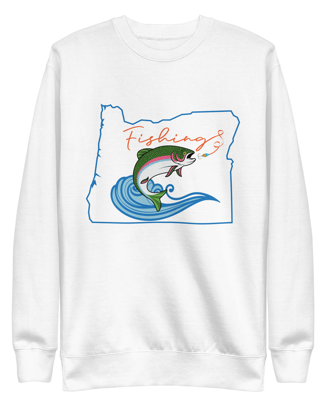 Fishing Oregon - Unisex Premium Sweatshirt