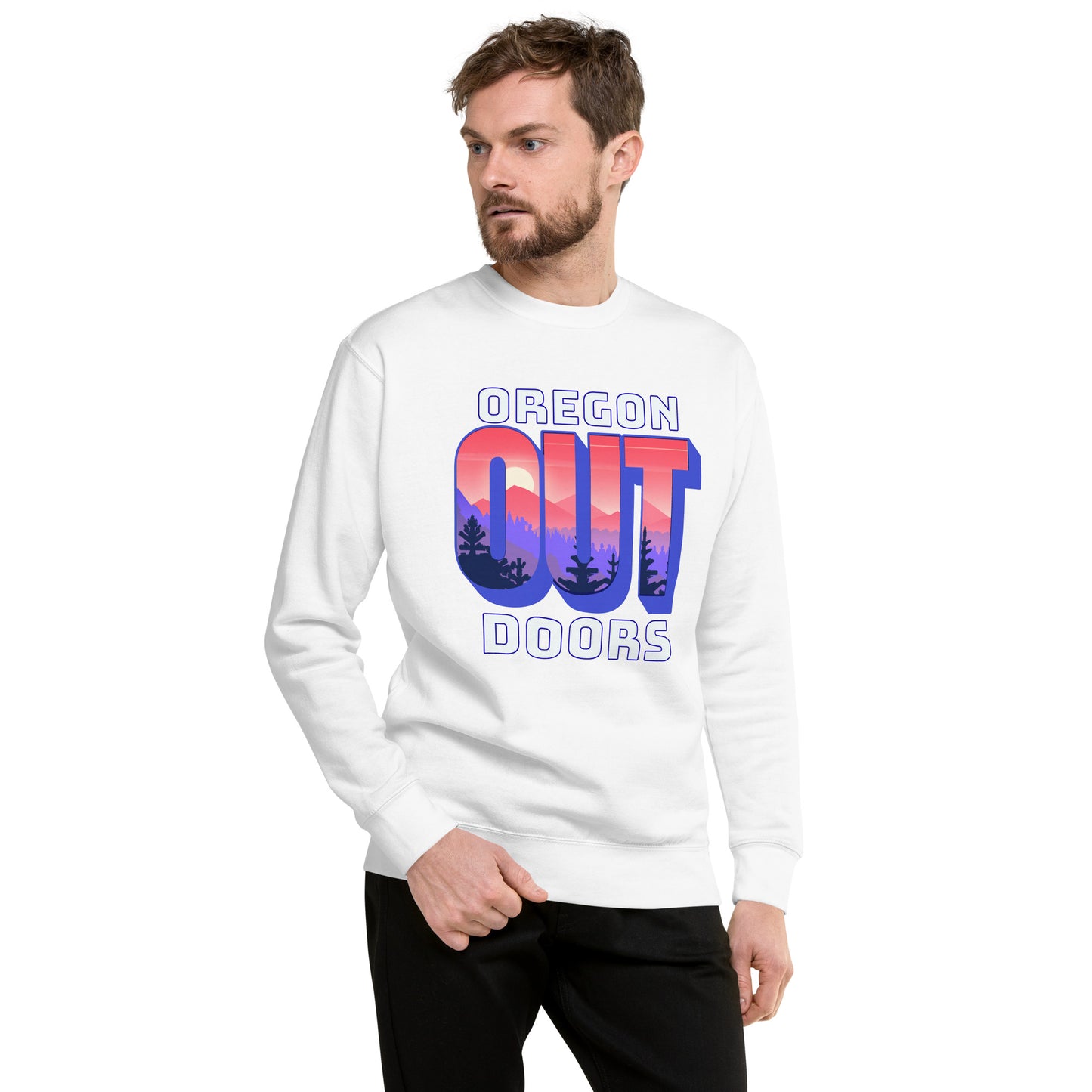 Oregon Out Doors - Unisex Premium Sweatshirt