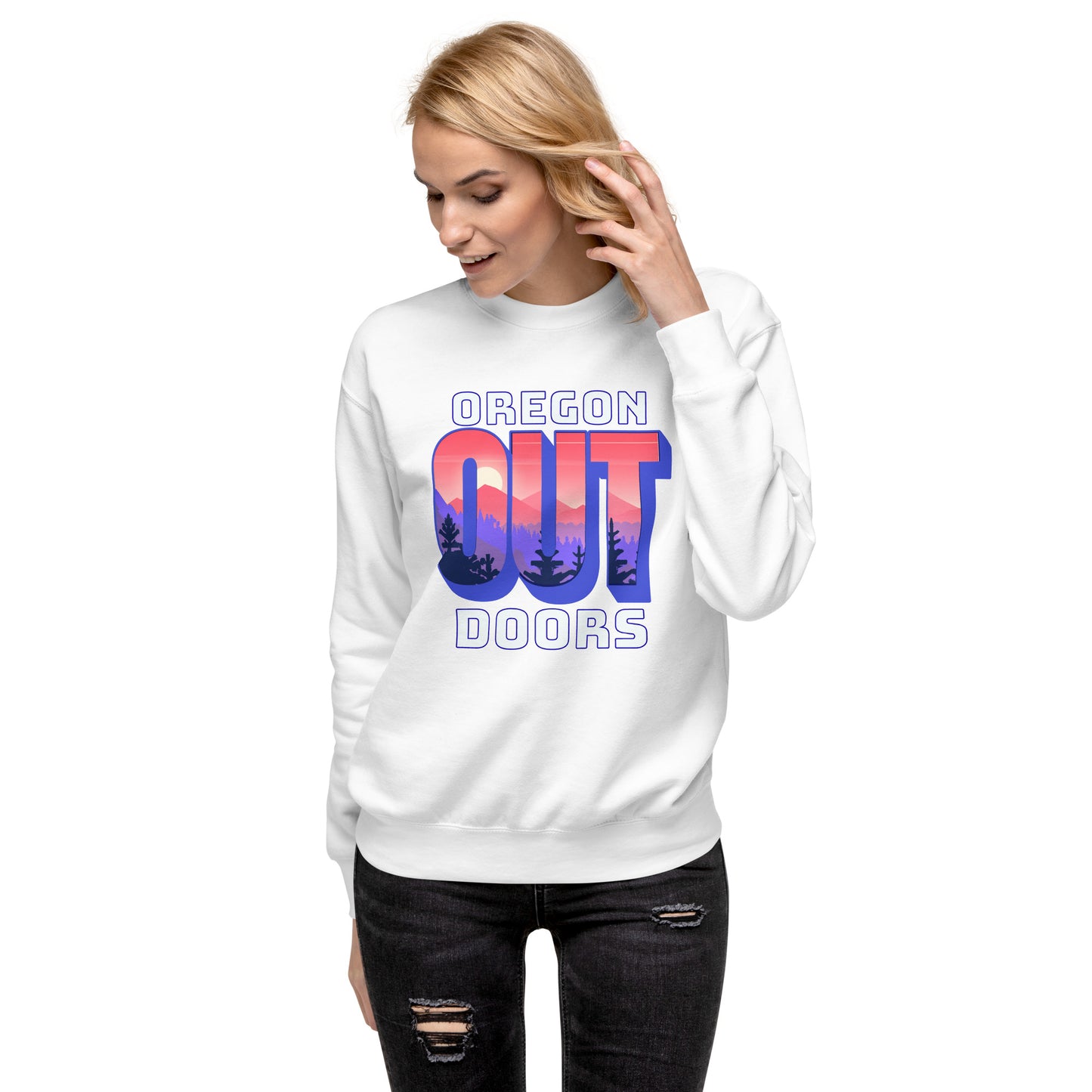 Oregon Out Doors - Unisex Premium Sweatshirt