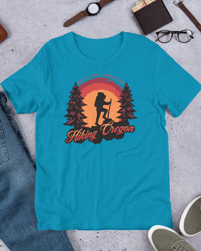 Hiking Oregon/2 - Unisex t-shirt