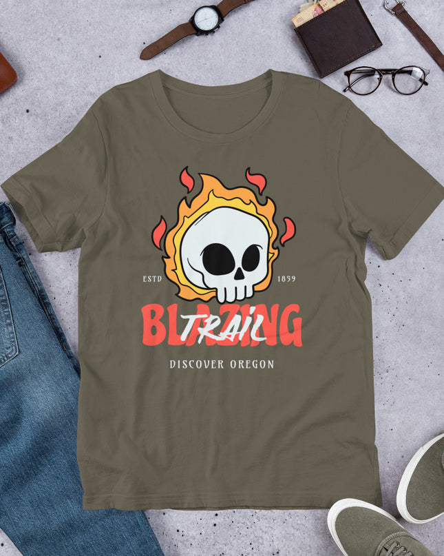 Trail Blazing - Discover Oregon- Unisex t-shirt