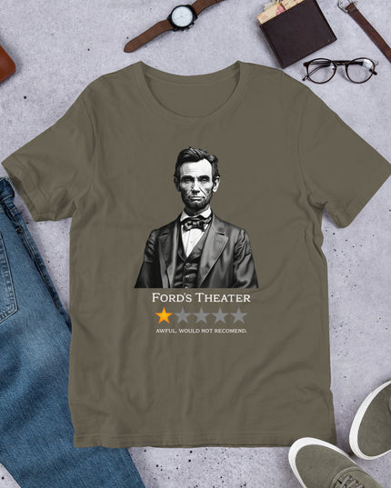 Lincoln - One Star Review - Unisex t-shirt