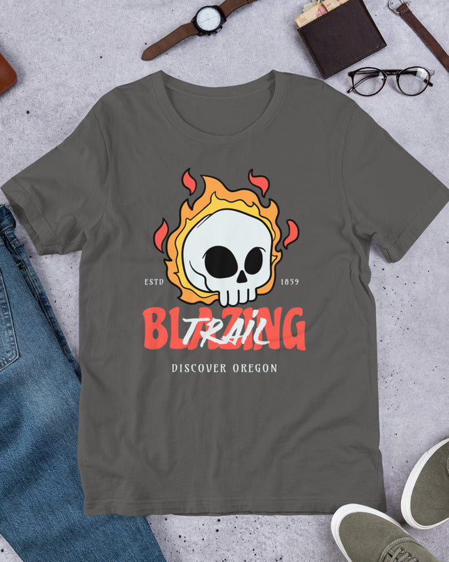 Trail Blazing - Discover Oregon- Unisex t-shirt