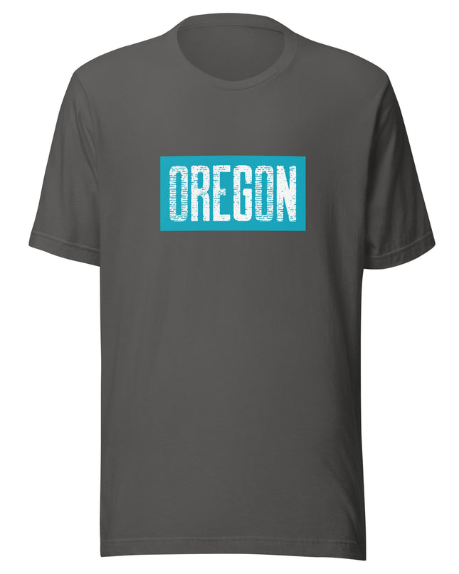 Oregon in Teal - Unisex t-shirt
