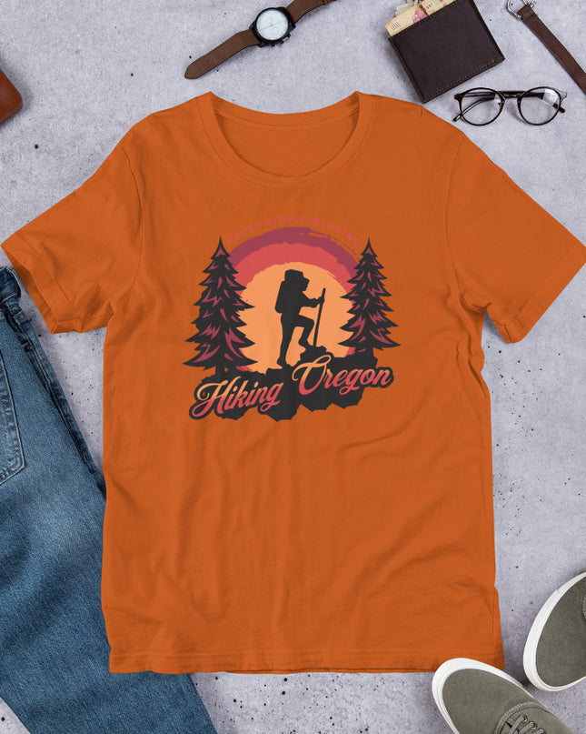 Hiking Oregon/2 - Unisex t-shirt