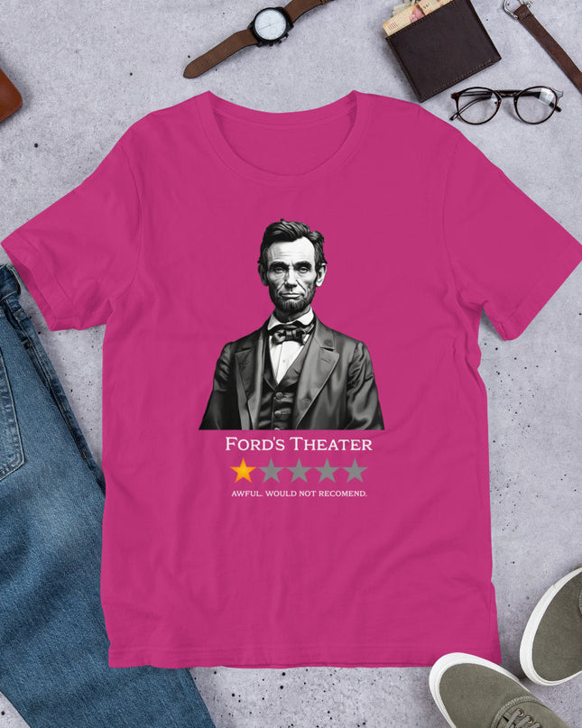 Lincoln - One Star Review - Unisex t-shirt