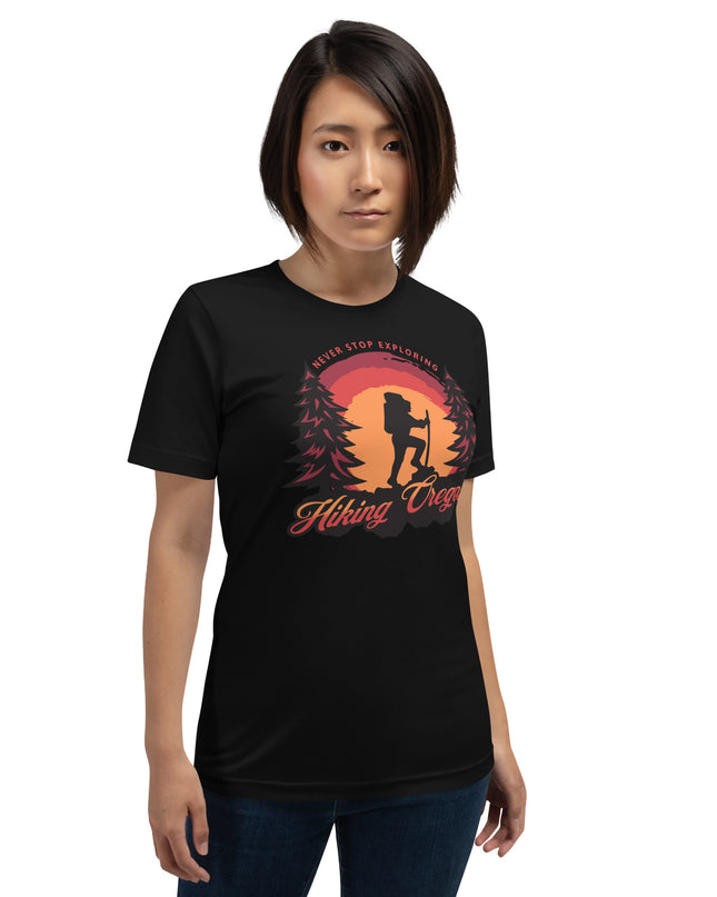 Hiking Oregon/2 - Unisex t-shirt
