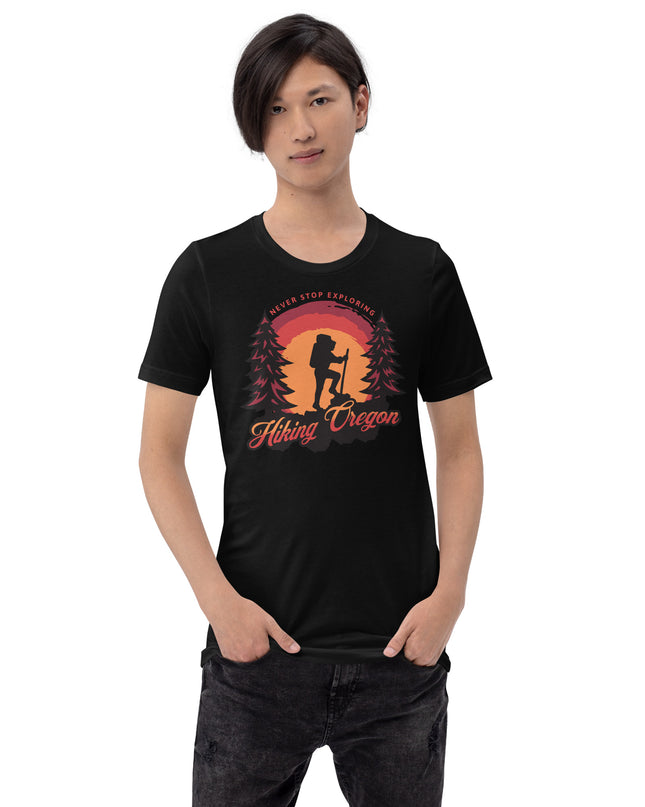 Hiking Oregon/2 - Unisex t-shirt