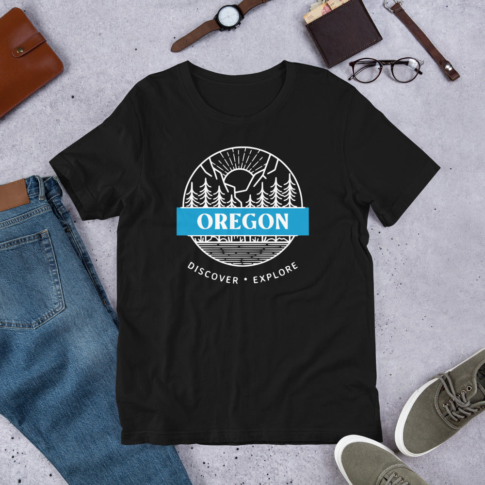 Oregon - Discover - Explore - Unisex t-shirt