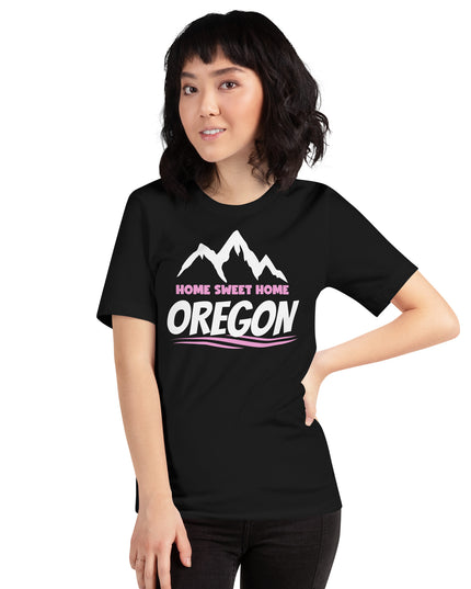 Home Sweet Home Oregon/Pink - Unisex t-shirt