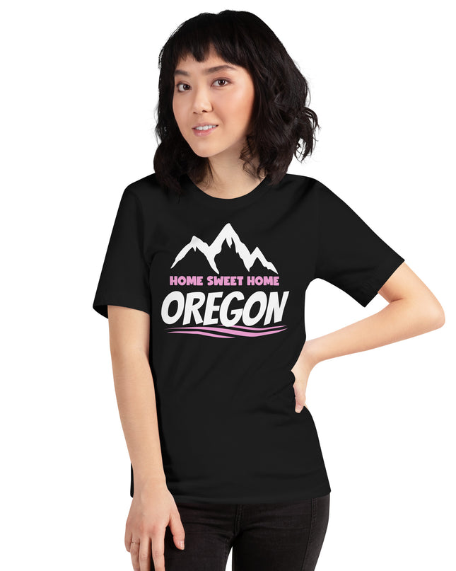 Home Sweet Home Oregon/Pink - Unisex t-shirt