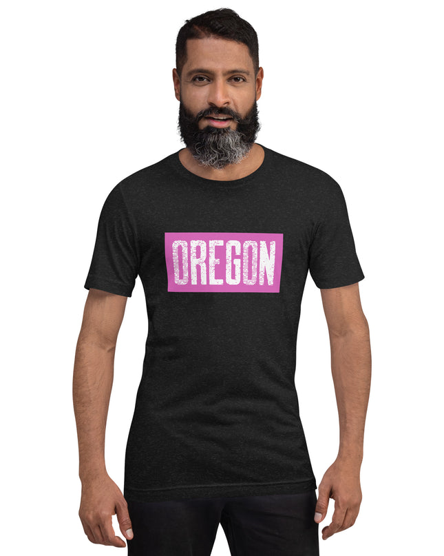 Oregon in Pink - Unisex t-shirt