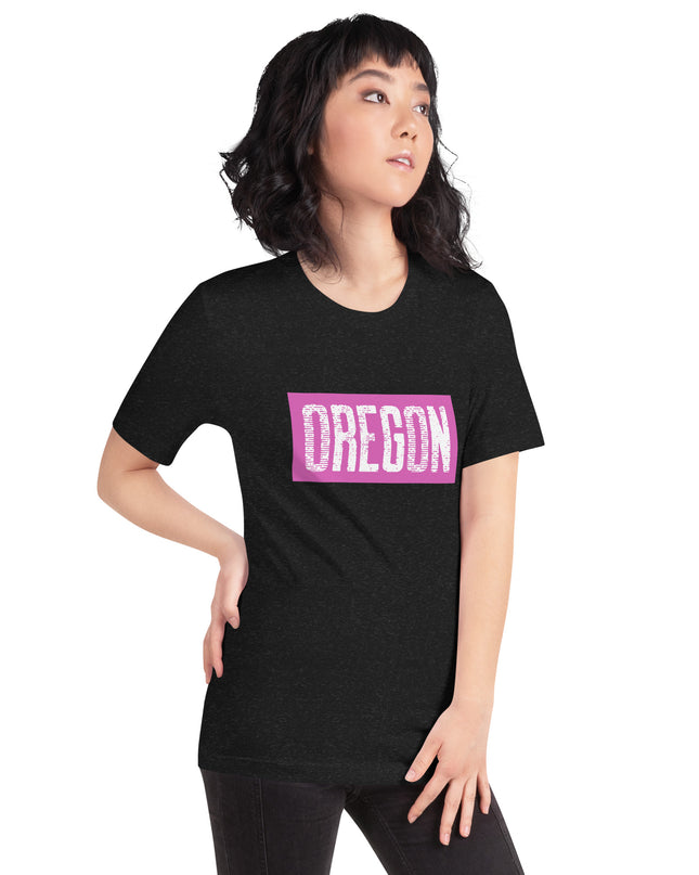 Oregon in Pink - Unisex t-shirt