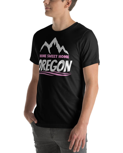 Home Sweet Home Oregon/Pink - Unisex t-shirt