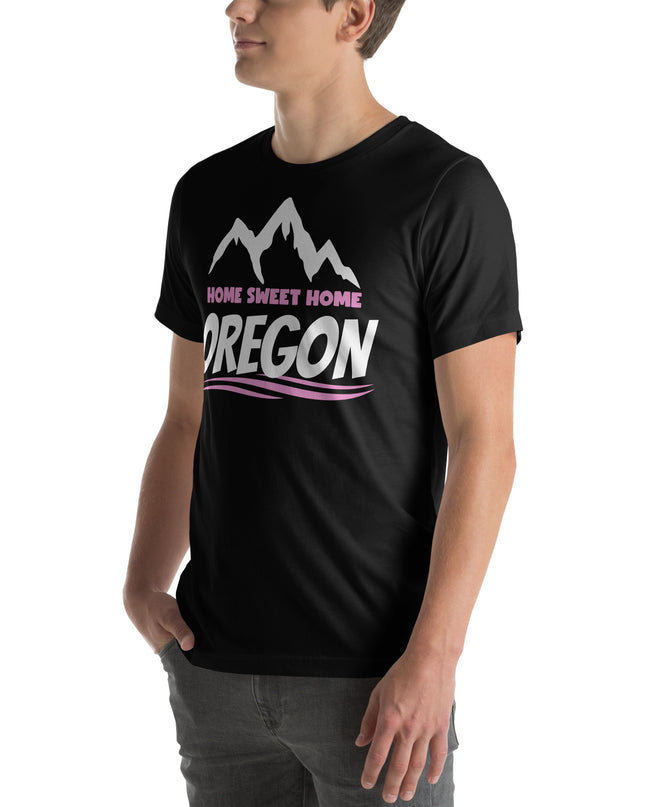 Home Sweet Home Oregon/Pink - Unisex t-shirt