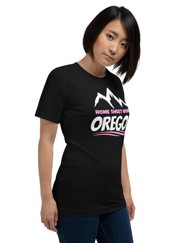 Home Sweet Home Oregon/Pink - Unisex t-shirt