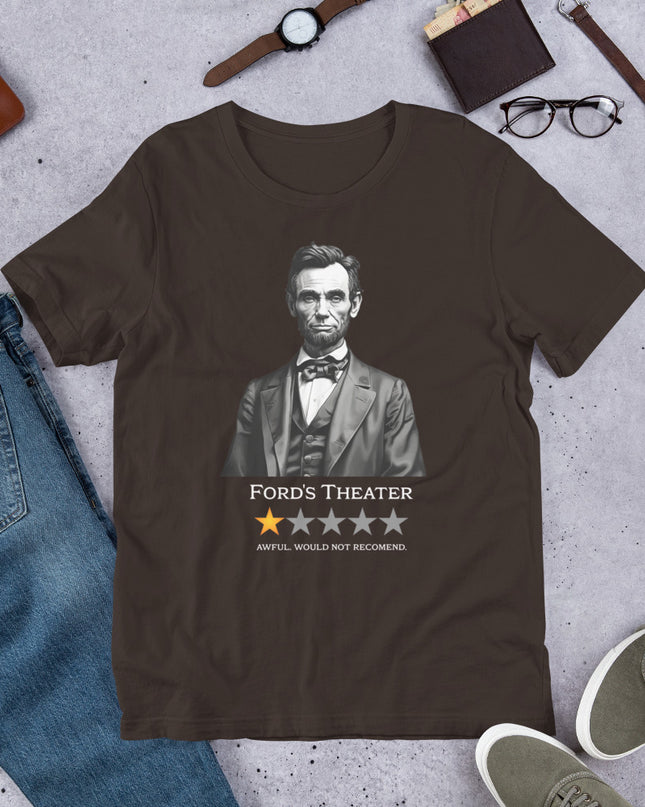 Lincoln - One Star Review - Unisex t-shirt
