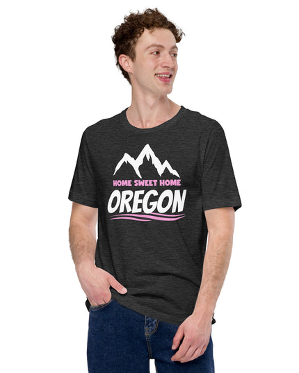 Home Sweet Home Oregon/Pink - Unisex t-shirt