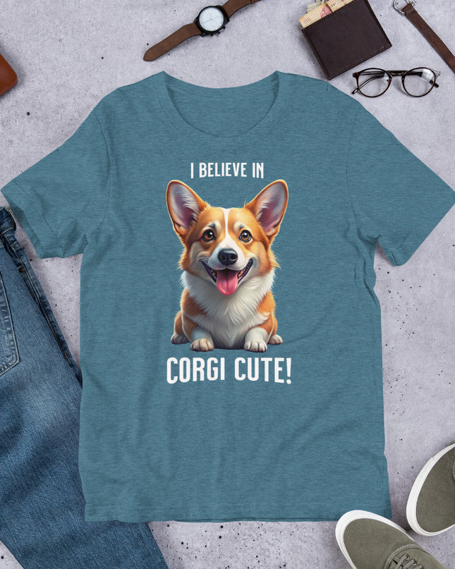 I BELIEVE IN CORGI CUTE - Unisex t-shirt
