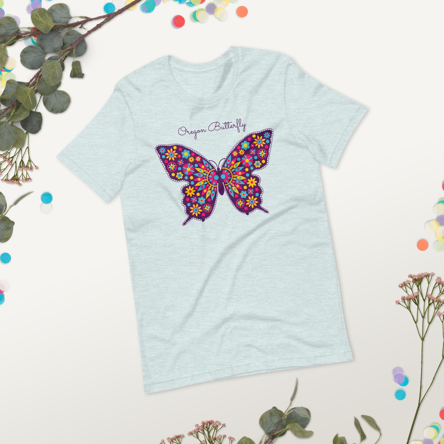Oregon Butterfly - Unisex t-shirt