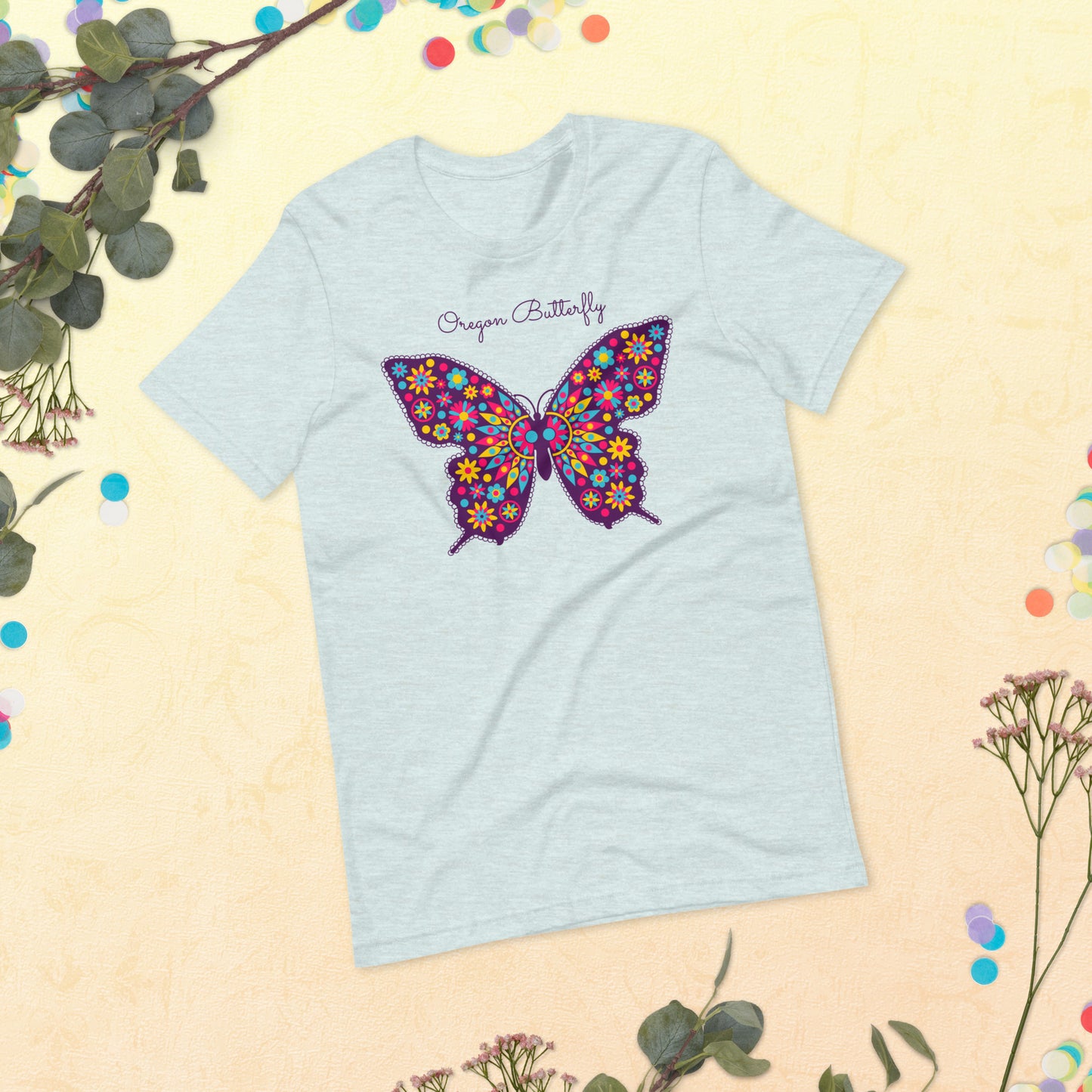 Oregon Butterfly - Unisex t-shirt
