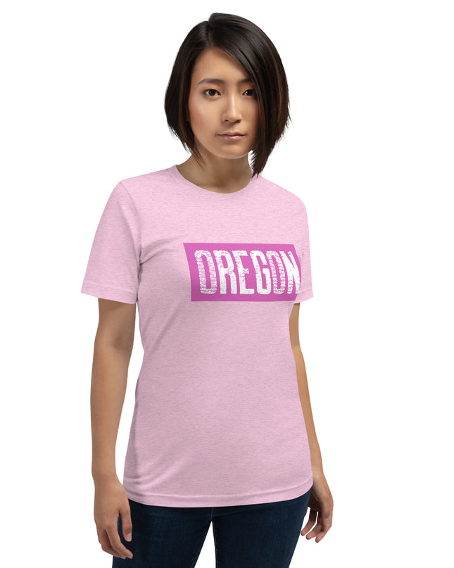Oregon in Pink - Unisex t-shirt