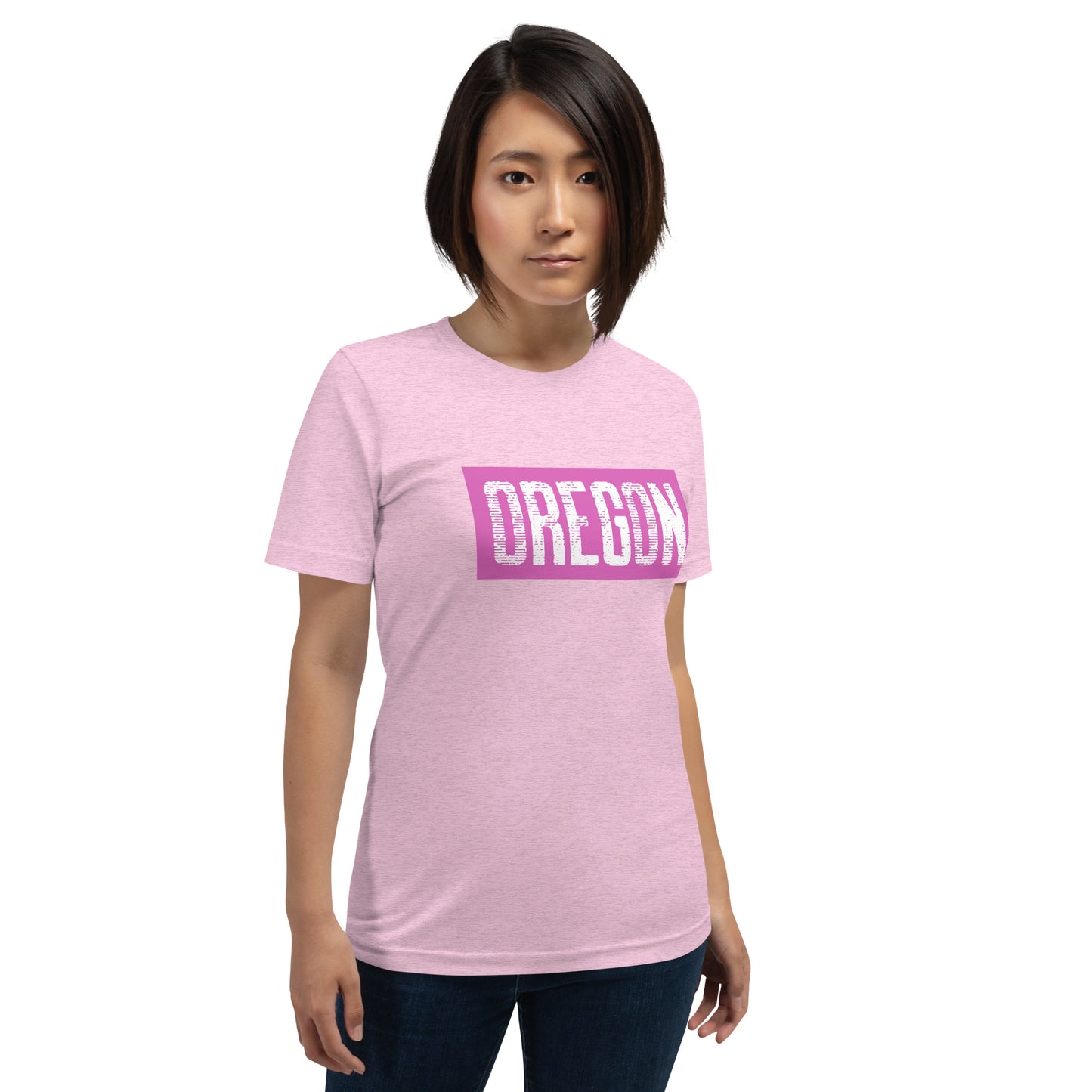 Oregon in Pink - Unisex t-shirt