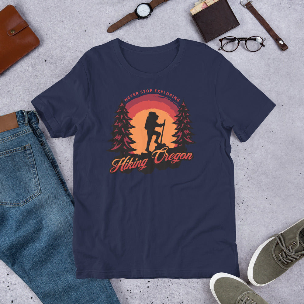 Hiking Oregon/2 - Unisex t-shirt