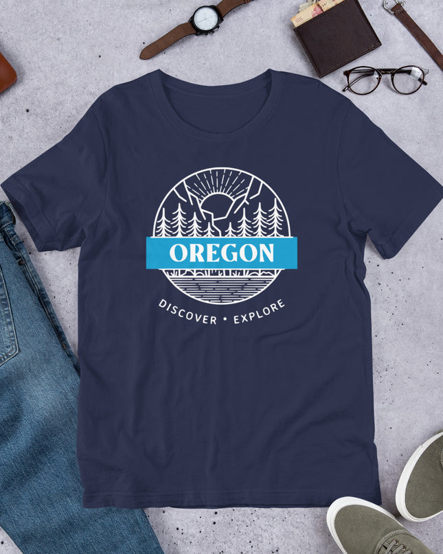 Oregon - Discover - Explore - Unisex t-shirt