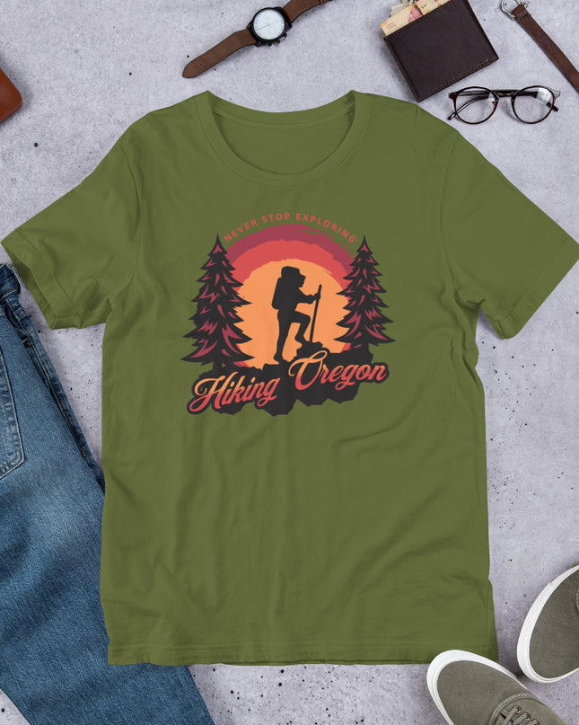 Hiking Oregon/2 - Unisex t-shirt