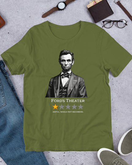 Lincoln - One Star Review - Unisex t-shirt