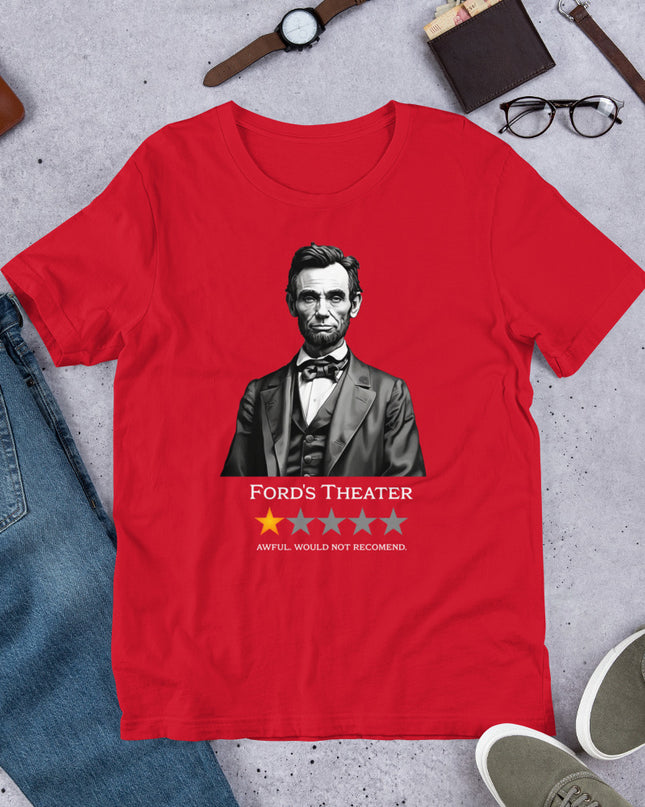 Lincoln - One Star Review - Unisex t-shirt