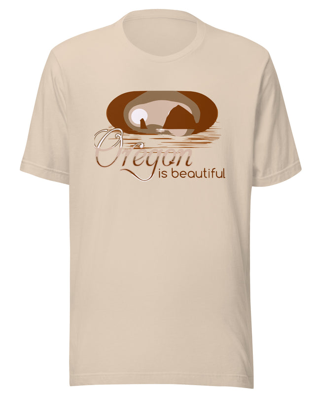 Oregon is Beautiful/Haystack Rock - Unisex t-shirt